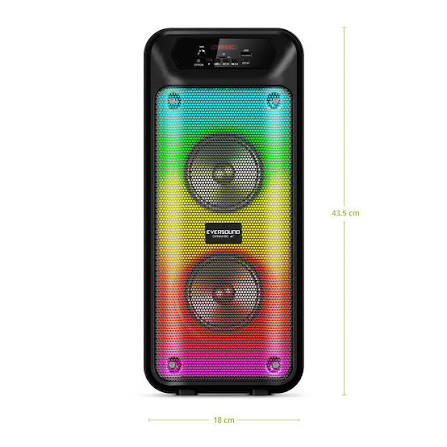 DYNAMIC 4" EV5004 TOWER SOUND SYSTEM RGB LED